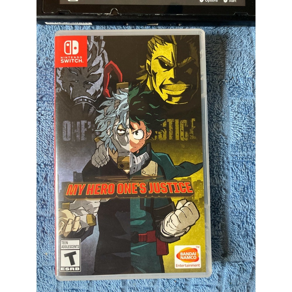 My Hero Ones Justice Nintendo Switch 2018 Cart and Case Tested Works Battle